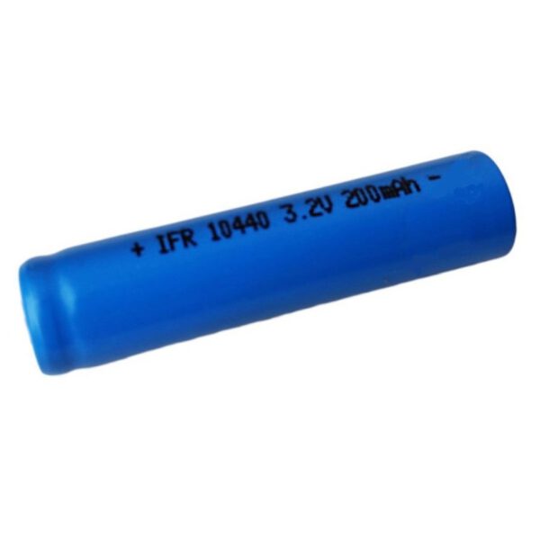 AkkuCell IFR 10440 200mAh LiFePo4 Akku Flat Top ungeschützt 3,2V