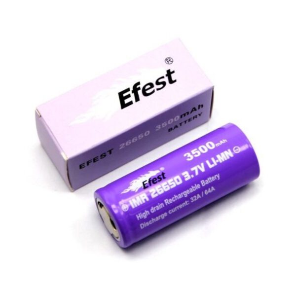 Efest Purple IMR 26650 Akku 3500mAh 32-64A A