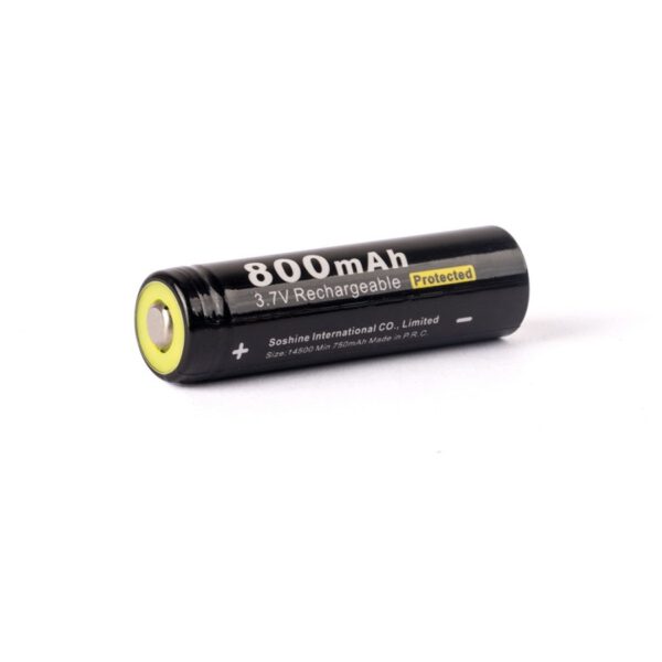 Soshine 14500AA 800mAh Li-Ion-Akku PCB A