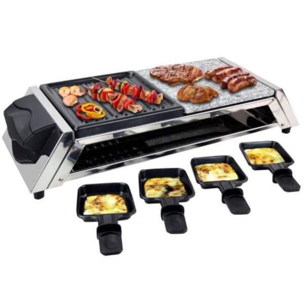 Edelstahl Raclette Genf für 8 Personen A