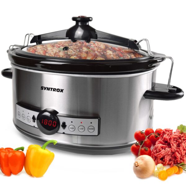 6,5 Liter Digitaler Slow Cooker mit Timer A