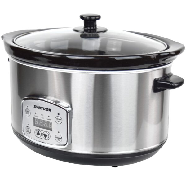 Digitaler Slow Cooker mit Timer 4,5 Liter E
